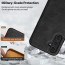 Vaku ® Samsung Galaxy A55 5G Luxe Premium Leather Stitched Non-Slip Grip Protective Back Cover
