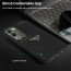 Vaku Luxos ® Vivo Y200 5G Nyxen Premium Leather Stitched Soft Shockproof Protective Back Cover