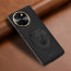 Vaku ® Vivo T3x 5G Lion Embossed Luxury Designer Leather Protective Back Cover