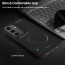 Vaku ® Samsung Galaxy S24 Maxtron Leather Stitched Magnetic Magsafe Non-Slip Grip Shockproof Back Cover