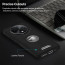 Vaku ® Oppo F27 Pro Plus 5G Regal Shield Metal Lion Engraved Leather Protective Back Cover