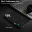 Vaku ® Apple iPhone 16 Plus Maxtron Leather Stitched Magnetic Magsafe Non-Slip Grip Shockproof Back Cover