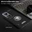Vaku ® Vivo Y100A 5G Regal Shield Metal Lion Engraved Leather Protective Back Cover