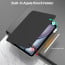 Vaku Luxos ® FLEXIVO iPad (A16) 11th/10th Generation (2025/2022) 11/10.9-inch Smart 360 Degree Rotating Stand Transparent Back With Pencil Holder Cover Case [Auto Sleep Wake]