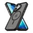 Vaku Luxos ® Apple iPhone 17 Avlon Magpro Translucent Scratch Resistant Military-Grade Case With Metal Camera Ring Shockproof Protective Back Cover