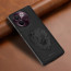 Vaku ® Vivo V30e 5G Lion Embossed Luxury Designer Leather Protective Back Cover