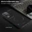Vaku ® Oppo A3 Pro 5G Maxtron Leather Stitched Magnetic Magsafe Non-Slip Grip Shockproof Back Cover