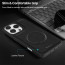 Vaku ® Apple iPhone 16 Pro Maxtron Leather Stitched Magnetic Magsafe Non-Slip Grip Shockproof Back Cover