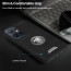 Vaku ® Vivo Y75 5G Regal Shield Metal Lion Engraved Leather Protective Back Cover