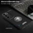 Vaku ® Vivo V27 5G Regal Shield Metal Lion Engraved Leather Protective Back Cover
