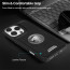 Vaku ® Apple iPhone 16 Pro Max Regal Shield Metal Lion Engraved Leather Protective Back Cover