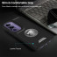 Vaku ® Vivo Y300 5G Regal Shield Metal Lion Engraved Leather Protective Back Cover