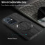 Vaku ® Vivo Y75 5G Diamond Plume Pattern Magnetic Magsafe Matte Soft-Touch Texture Back Cover