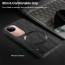 Vaku ® Vivo V40e 5G Diamond Plume Pattern Magnetic Magsafe Matte Soft-Touch Texture Back Cover