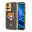 Vaku ® Vivo Y75 5G Lynx Designer Leather Pattern Gold Electroplated Soft TPU Back Cover Case