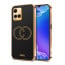Vaku ® Vivo Y33T Skylar Leather Pattern Gold Electroplated Soft TPU Back Cover Case