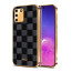 Vaku ® Samsung Galaxy S10 lite Cheron Series Leather Stitched Gold Electroplated Soft TPU Back Cover