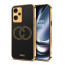 Vaku ® OnePlus Nord CE 2 Lite 5G Skylar Leather Pattern Gold Electroplated Soft TPU Back Cover