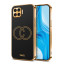 Vaku ® Oppo F17 Pro Skylar Leather Pattern Gold Electroplated Soft TPU Back Cover