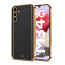 Vaku ® Samsung Galaxy M34 5G Luxemberg Leather Pattern Gold Electroplated Soft TPU Back Cover