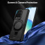 Vaku ® Vivo Y33T Astor Military Grade Armor Protective Case with Ring Bracket Kickstand Back cover