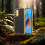 Vaku ® Oppo A74 Luxemberg Leather Stitched Gold Electroplated Soft TPU Back Cover