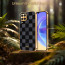 Vaku ® Samsung Galaxy A12 Cheron Series Leather Stitched Gold Electroplated Soft TPU Back Cover