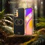 Vaku ® Oppo Reno6 5G Skylar Leather Pattern Gold Electroplated Soft TPU Back Cover