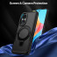 Vaku ® Oppo A58 Astor Military Grade Armor Protective Case with Ring Bracket Kickstand Back cover