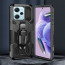 Vaku ® Xiaomi Redmi Note 12 Pro Vanguard Military Grade Armor Case with Metal Belt Clip Kickstand Back Cover