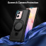 Vaku ® Astor Military Grade Armor Protective Case with Ring Bracket Kickstand Back cover