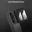 Vaku ® Samsung Galaxy A33 5G Rime Frosted Translucent Camera Protector Case with Built-in Stash Stand Back Cover