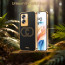 Vaku ® Oppo A79 5G Skylar Leather Pattern Gold Electroplated Soft TPU Back Cover