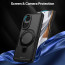 Vaku ® Oppo Reno10 5G Astor Military Grade Armor Protective Case with Ring Bracket Kickstand Back cover
