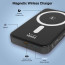 Vaku ® Magforge MagPro 10000mAh Magnetic Wireless Power Bank 15w Magsafe & 22.5w PD Type C Fast Charging For iPhone 16/15/14/13 Series iWatch & Airpods