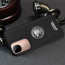 Vaku ® Vivo V40e 5G Regal Shield Metal Lion Engraved Leather Protective Back Cover