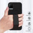 Vaku ® Vivo Y21G Harbor Grip Multi-Functional Magnetic Vertical & Horizontal Stand Case TPU Back Cover