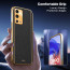 Vaku ® Oppo A55 Luxemberg Leather Stitched Gold Electroplated Soft TPU Back Cover