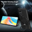 Vaku ® Oppo A58 Astor Military Grade Armor Protective Case with Ring Bracket Kickstand Back cover