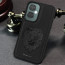 Vaku ® OnePlus Nord CE 3 Lite Lion Embossed Luxury Designer Leather Protective Back Cover