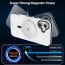 Vaku Luxos ® Apple iPhone 16 Plus Vortex Magpro Gel Cushion Slim Fit Shockproof Certified Mag-Safe Crystal Clear Camera Metal Ring Back Cover