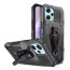 Vaku ® Xiaomi Redmi Note 12 Pro Vanguard Military Grade Armor Case with Metal Belt Clip Kickstand Back Cover