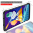 VAKU ® Samsung Galaxy M11 Frameless Semi Transparent Back Cover