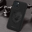 Vaku ® Apple iPhone 15 Plus Lion Embossed Luxury Designer Leather Protective Back Cover