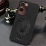 Vaku ® Vivo Y28s 5G Lion Embossed Luxury Designer Leather Protective Back Cover