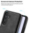 Vaku ® Samsung Galaxy A55 5G Luxe Premium Leather Stitched Non-Slip Grip Protective Back Cover