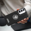 Vaku ® Oppo Reno12 5G Regal Shield Metal Lion Engraved Leather Protective Back Cover