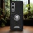Vaku ® OnePlus Nord CE4 Lite 5G Regal Shield Metal Lion Engraved Leather Protective Back Cover