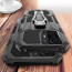 Vaku ® Xiaomi 11T Pro 5G Vanguard Military Grade Armor Case with Metal Belt Clip Kickstand Back Cover