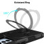 Vaku ® Vivo V27 5G Astor Military Grade Armor Protective Case with Ring Bracket Kickstand Back cover